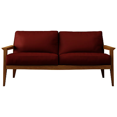 Case Stanley Medium Leather Sofa Red Case Stanley Medium Leather Sofa Red